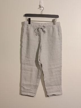 J JILL LINEN capri pants - size small